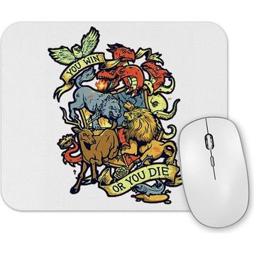 Baskı Dükkanı You Win Or You Die Mouse Pad