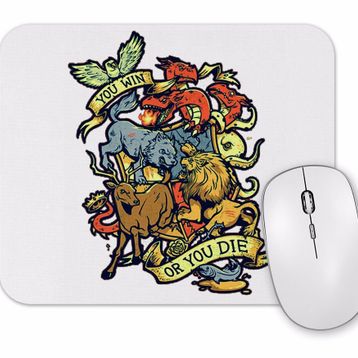 Baskı Dükkanı You Win Or You Die Mouse Pad