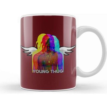 Baskı Dükkanı Young Thug Drawing Art Logo Kupa