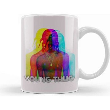 Baskı Dükkanı Young Thug Drawing Art Logo Kupa