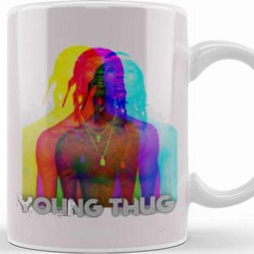 Baskı Dükkanı Young Thug Drawing Art Logo Kupa