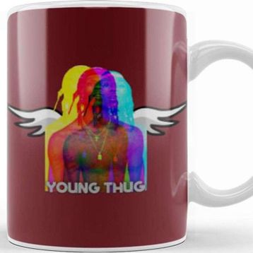 Baskı Dükkanı Young Thug Drawing Art Logo Kupa