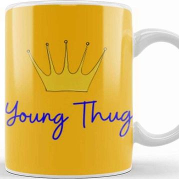 Baskı Dükkanı Young Thug Logo Kupa