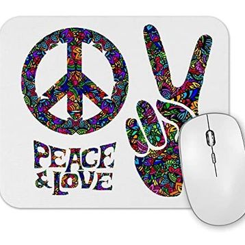 Baskı Dükkanı Zafer ve Barış İşareti Peace Lowe Mouse Pad