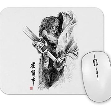 Baskı Dükkanı Zatoichi Drawing Blade Mouse Pad