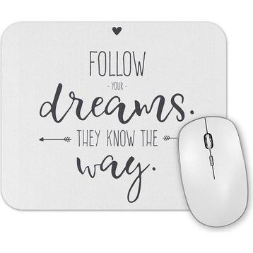 Baskı Dükkanı Znn Follow Dreams Mouse Pad