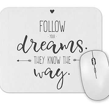 Baskı Dükkanı Znn Follow Dreams Mouse Pad