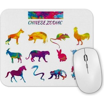 Baskı Dükkanı Zodiaco Chines Mouse Pad