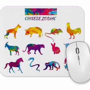 Baskı Dükkanı Zodiaco Chines Mouse Pad