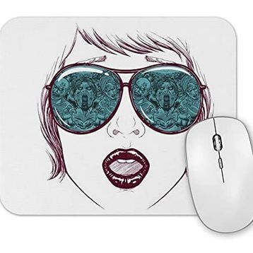 Baskı Dükkanı Zombie Beach Mouse Pad