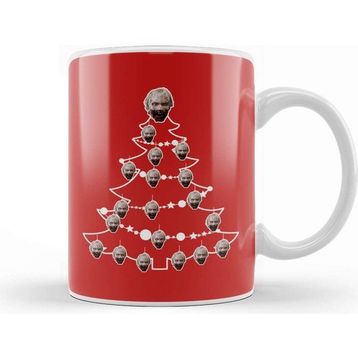 Baskı Dükkanı Zombie Christmas Tree Baubles Kupa Bardak