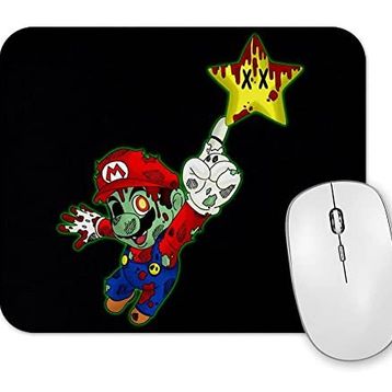 Baskı Dükkanı Zombie Mario Atari Mouse Pad