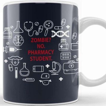 Baskı Dükkanı Zombie Pharmacy Student Pharmacy Student Gift Kupa Bardak