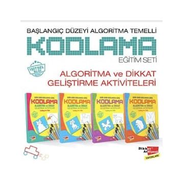 Başlangıç Düzeyi Algoritma Temelli Adım Adım Kodlama 4'lü Kitap Seti