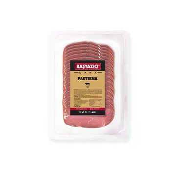 Başyazıcı 120 gr Dilimli Dana Çemeni Sıyrılmış Pastırma