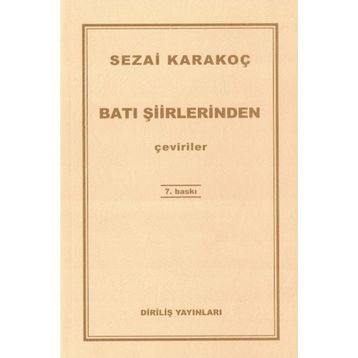 Batı Şiirlerinden Çeviriler - Sezai Karakoç