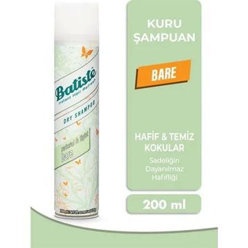 Batiste Bare Natural&Light 200 ml Kuru Şampuan