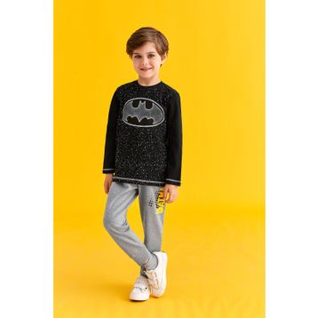Batman Lisanslı Sarı Erkek Çocuk Eşofman Takımı