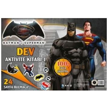 Batman ve Superman Dev Aktivite Kitabı 1 - kollektif