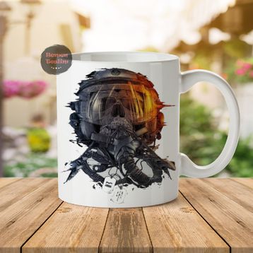Battlefield Porselen Kupa Bardak