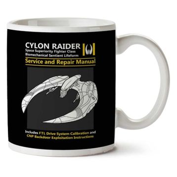 Battlestar Galactica Cylon Raider Baskılı Kupa