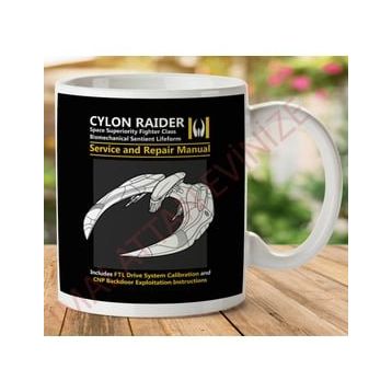 Battlestar Galactica Cylon Raider Baskılı Kupa