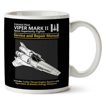 Battlestar Galactica Viper Baskılı Kupa