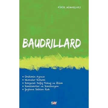 BAUDRILLARD - OĞUZ ADANIR