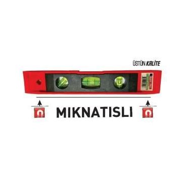 Bay-Tec 23 cm Mıknatıslı Mini Su Terazisi
