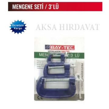 Bay-Tec 3'lü Mengene Seti