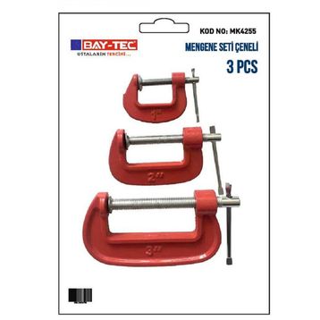 Bay-Tec 3'lü Mengene Seti