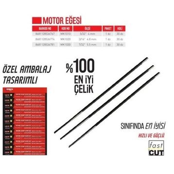 Bay-Tec 5.5 mm 7/32 Motor Eğesi
