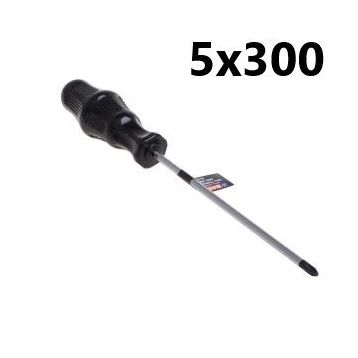 Bay-Tec 5x300 mm Düz Şiş Tekli Tornavida