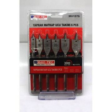 Bay-Tec 6 Parça Yaprak Matkap Ucu Takımı
