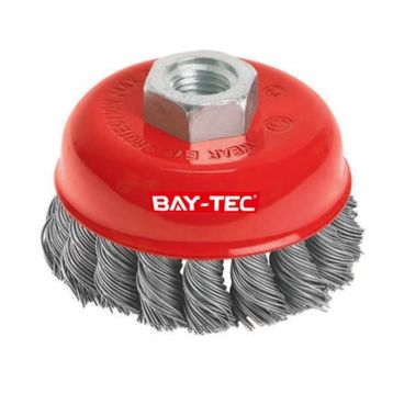 Bay-Tec 65 mm Burgulu Çanak Fırça