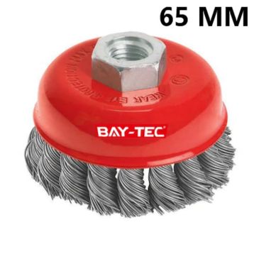 Bay-Tec 65 mm Burgulu Çanak Fırça