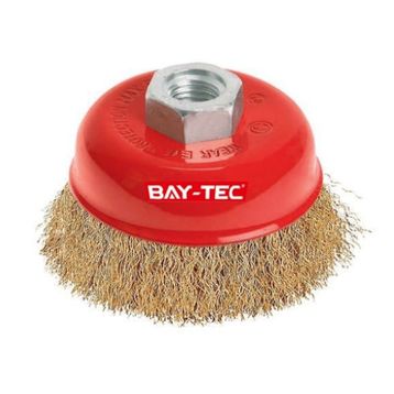 Bay-Tec 65 mm Saçaklı Çanak Fırça