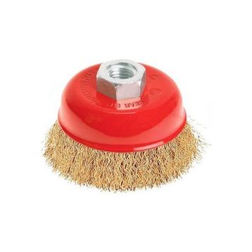 Bay-Tec 65 mm Saçaklı Çanak Tel Fırça
