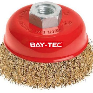 Bay-Tec 85 mm Saçaklı Çanak Fırça
