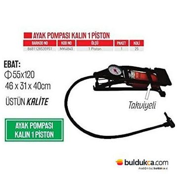 Bay-Tec Ayak Pompası Kalın 1 Piston MK4840