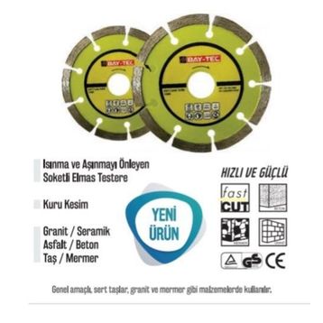Bay-Tec BT-MK0265 180 mm Soketli Elmas Testere