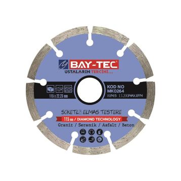 Bay-Tec BT-MK0265 180 mm Soketli Elmas Testere