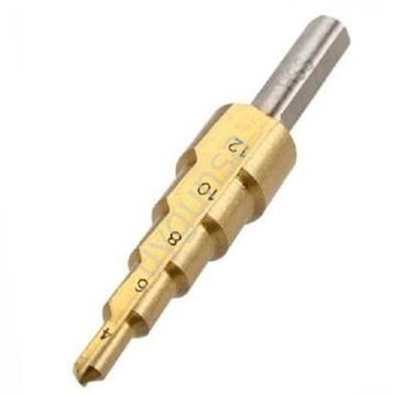 Bay-Tec DIN338 4 12 mm Kademeli Matkap Ucu