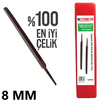 Bay-Tec Kalın 8 mm Üçgen Eğe