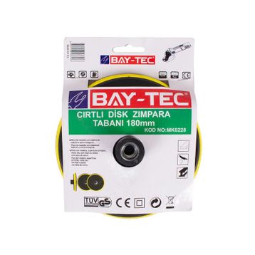 Bay-Tec MK0228 180 mm Tabanı Cırtlı Disk Zımpara