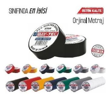 Bay-Tec MK0790 Yeşil 10'lu Elektrik Bandı