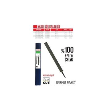 Bay-Tec MK0930 8 mm Kalın Diş Yassı Eğe
