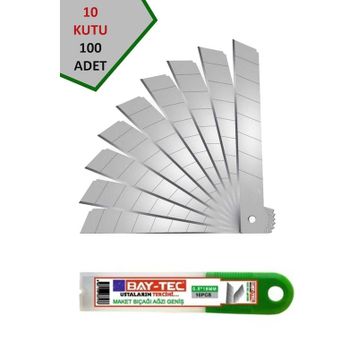 Bay-Tec MK1560 0.5x18 mm 100 Adet Maket Bıçağı Ağzı