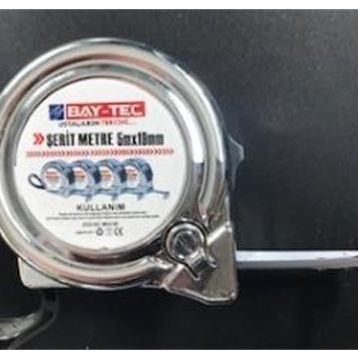 Bay-Tec Mk4146 5 mt 19 mm Krom Şerit Metre