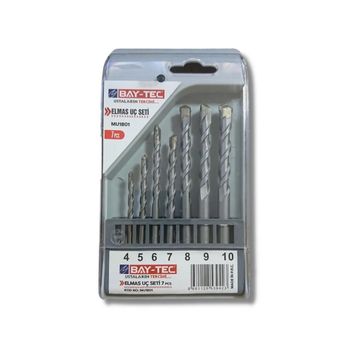 Bay-Tec MU1801 7 Parça Elmas Matkap Uç Seti